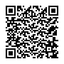 Código QR para número de telefone +12504747505