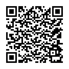 QR-code voor telefoonnummer +12504931341