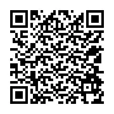 QR Code สำหรับหมายเลขโทรศัพท์ +12504974760