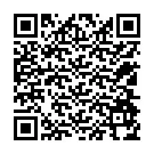 Código QR para número de telefone +12504974761