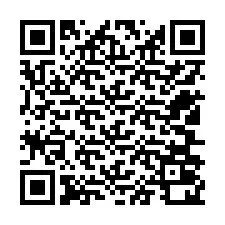 QR-code voor telefoonnummer +12506020335