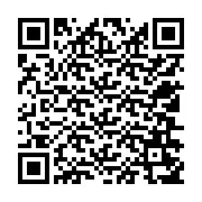 Código QR para número de teléfono +12506257578