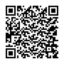 Código QR para número de teléfono +12506259874