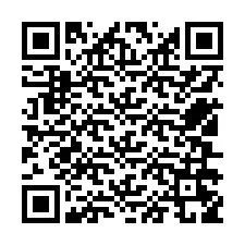 QR Code pour le numéro de téléphone +12506259877