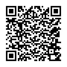 QR-code voor telefoonnummer +12506750759