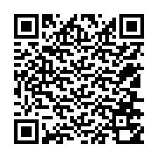 Código QR para número de teléfono +12506750761