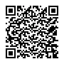 Codice QR per il numero di telefono +12507249963