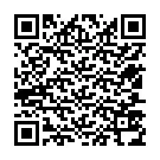 Kode QR untuk nomor Telepon +12507534982