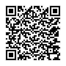 Código QR para número de telefone +12507534986