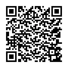 Kode QR untuk nomor Telepon +12507543618