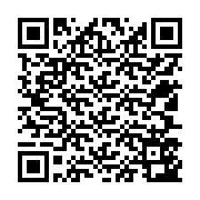 Código QR para número de teléfono +12507543620