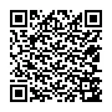 Código QR para número de teléfono +12507543622