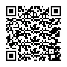 QR код за телефонен номер +12507543623