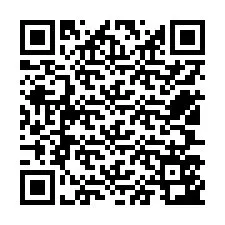 Codice QR per il numero di telefono +12507543627