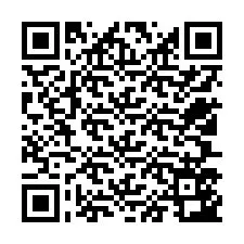 Código QR para número de telefone +12507543629