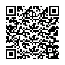 QR-code voor telefoonnummer +12507543630