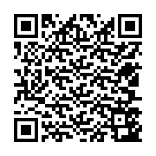 Codice QR per il numero di telefono +12507543632