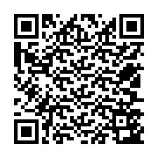 Código QR para número de teléfono +12507543633