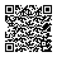 QR-koodi puhelinnumerolle +12507553287