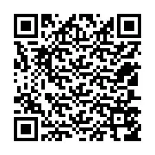 QR Code สำหรับหมายเลขโทรศัพท์ +12507556645