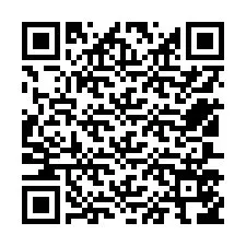 Kode QR untuk nomor Telepon +12507556647