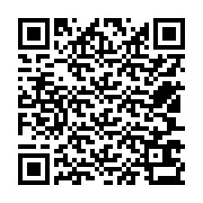 QR Code สำหรับหมายเลขโทรศัพท์ +12507633127