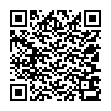 QR Code สำหรับหมายเลขโทรศัพท์ +12507633134