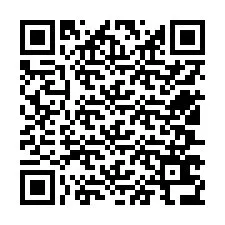 QR Code สำหรับหมายเลขโทรศัพท์ +12507636676