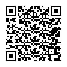 QR-код для номера телефона +12507636677