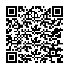 QR-code voor telefoonnummer +12507708449