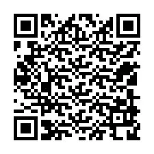 Código QR para número de teléfono +12509928315