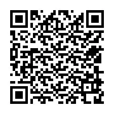 Código QR para número de teléfono +12509928316