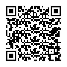 QR-Code für Telefonnummer +12509928497