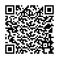 QR код за телефонен номер +12509998654