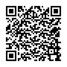 QR-code voor telefoonnummer +12509998666