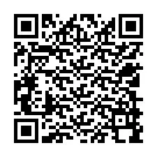 Código QR para número de teléfono +12509998668