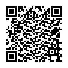 QR код за телефонен номер +12509998673