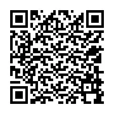 Código QR para número de teléfono +12509998758