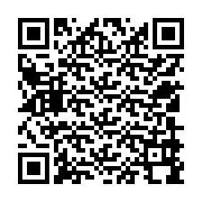 QR-code voor telefoonnummer +12509998854