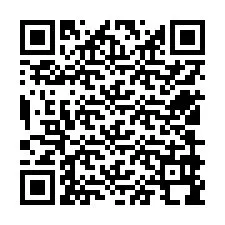 Código QR para número de teléfono +12509998896