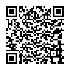 Código QR para número de teléfono +12509998900