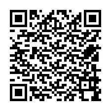 Código QR para número de teléfono +12509998957