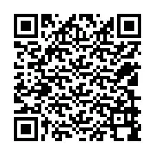 Código QR para número de teléfono +12509998961