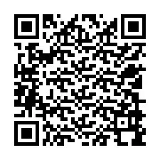 Código QR para número de teléfono +12509998978