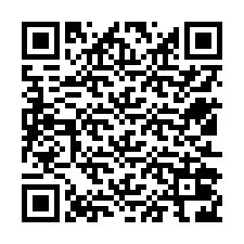 Código QR para número de teléfono +12512026892