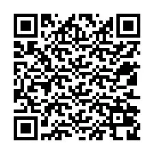 QR kód a telefonszámhoz +12512028480