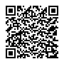 QR kód a telefonszámhoz +12512253234