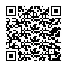 QR kód a telefonszámhoz +12512253235