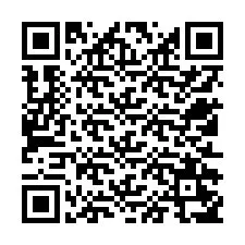 QR kód a telefonszámhoz +12512257598