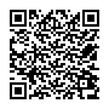 QR Code สำหรับหมายเลขโทรศัพท์ +12512436387